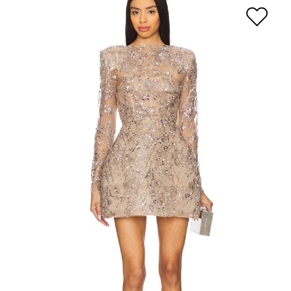IN SEARCH OF! ISO,! BRONX and Banco Silver Sequin Mini Dress